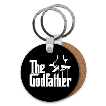 The Godfather, Μπρελόκ Ξύλινο στρογγυλό MDF Φ5cm