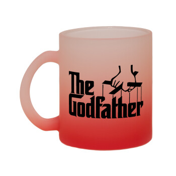 The Godfather, Κούπα γυάλινη δίχρωμη με βάση το κόκκινο ματ, 330ml