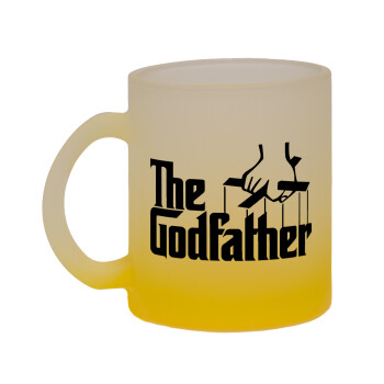 The Godfather, Κούπα γυάλινη δίχρωμη με βάση το κίτρινο ματ, 330ml
