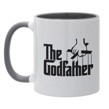 The Godfather, Κούπα χρωματιστή γκρι, κεραμική, 330ml