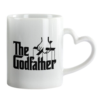 The Godfather, Κούπα καρδιά χερούλι λευκή, κεραμική, 330ml