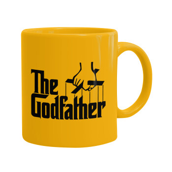 The Godfather, Ceramic coffee mug yellow, 330ml (1pcs)