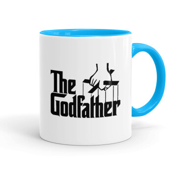 The Godfather, Κούπα χρωματιστή γαλάζια, κεραμική, 330ml