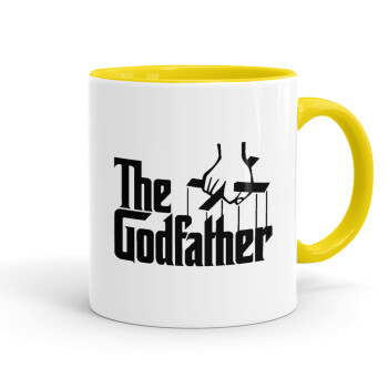 The Godfather, Κούπα χρωματιστή κίτρινη, κεραμική, 330ml