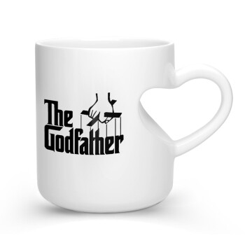 The Godfather, Κούπα καρδιά λευκή, κεραμική, 330ml