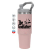 Pink color, 890ml (30oz) stainless Steel Tumbler with Handle