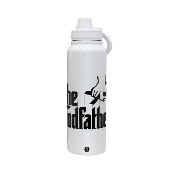 The Godfather, 1L Stainless Steel Thermal Bottle with Phone Holder & Double Wall Insulation