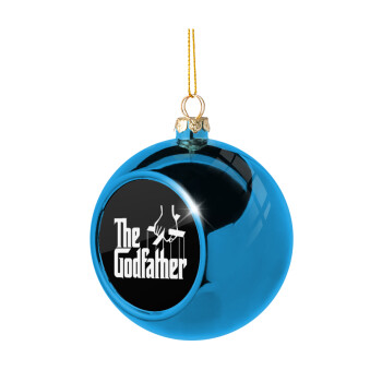 The Godfather, Blue Christmas tree ball ornament 8cm