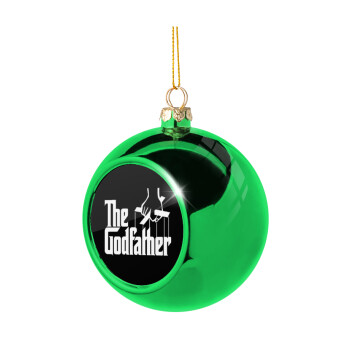 The Godfather, Χριστουγεννιάτικη μπάλα δένδρου Πράσινη 8cm