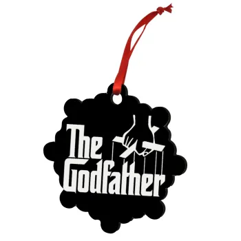 The Godfather, Christmas ornament snowflake wooden 7.5cm