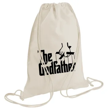 The Godfather, Backpack bag GYMBAG natural (28x40cm)