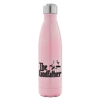 The Godfather, Metal mug thermos Pink Iridiscent (Stainless steel), double wall, 500ml