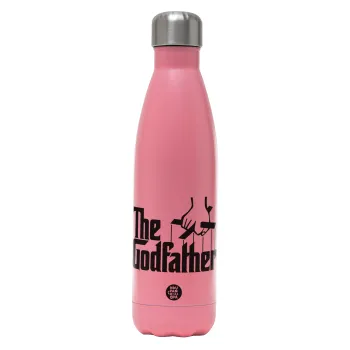 The Godfather, Metal mug thermos Pink Mat (Stainless steel), double wall, 500ml