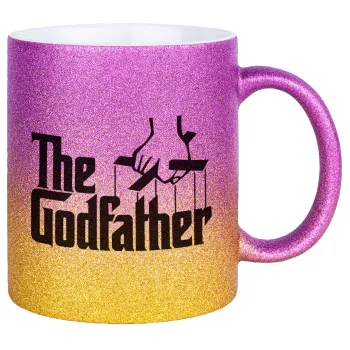 The Godfather, Κούπα Χρυσή/Ροζ Glitter, κεραμική, 330ml