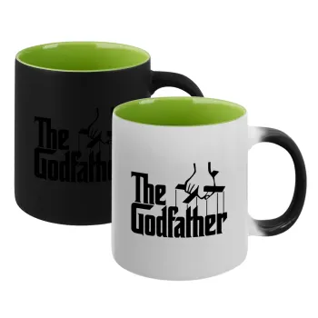 The Godfather, Κούπα Μαγική εσωτερικό πράσινο, κεραμική 330ml που αλλάζει χρώμα με το ζεστό ρόφημα
