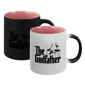 The Godfather, Κούπα Μαγική εσωτερικό ΡΟΖ, κεραμική 330ml που αλλάζει χρώμα με το ζεστό ρόφημα