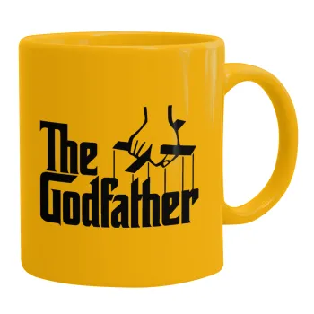 The Godfather, Ceramic coffee mug yellow, 330ml