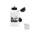 Metal water bottle, White, aluminum 500ml