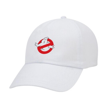 The Ghostbusters, Καπέλο Ενηλίκων Baseball Λευκό 5-φύλλο (POLYESTER, ΕΝΗΛΙΚΩΝ, UNISEX, ONE SIZE)