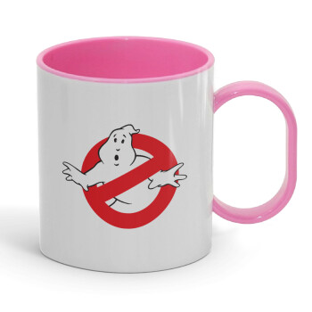 The Ghostbusters, Κούπα (πλαστική) (BPA-FREE) Polymer Ροζ για παιδιά, 330ml