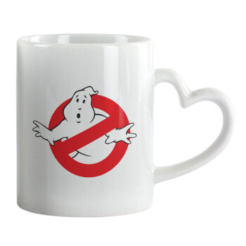 The Ghostbusters, Κούπα καρδιά χερούλι λευκή, κεραμική, 330ml