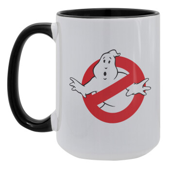 The Ghostbusters, Κούπα Mega 15oz, κεραμική Μαύρη, 450ml