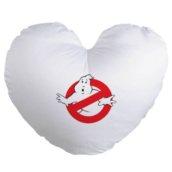 The Ghostbusters, Μαξιλάρι καναπέ καρδιά 40x40cm περιέχεται το  γέμισμα