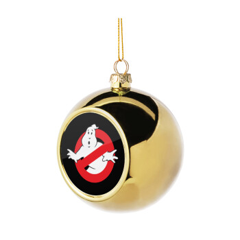 The Ghostbusters, Χριστουγεννιάτικη μπάλα δένδρου Χρυσή 8cm