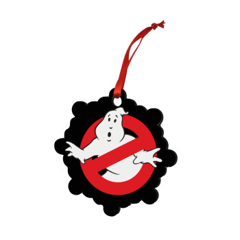 The Ghostbusters, Christmas ornament snowflake wooden 7.5cm