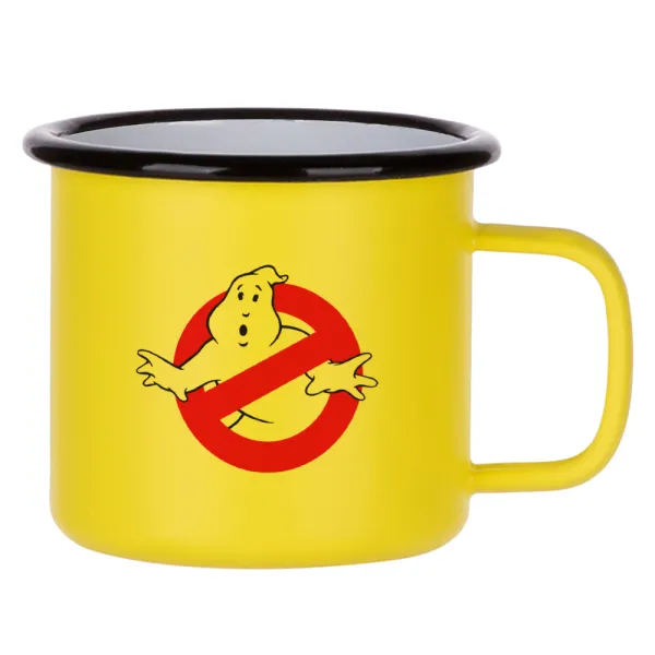 The Ghostbusters — Κούπα Μεταλλική εμαγιέ ΜΑΤ Κίτρινη 360ml