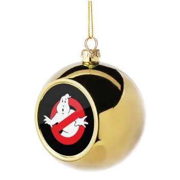 The Ghostbusters, Στολίδι Χριστουγεννιάτικη μπάλα δένδρου Χρυσή 8cm