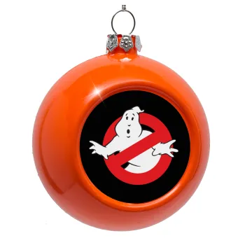 The Ghostbusters, Στολίδι Χριστουγεννιάτικη μπάλα δένδρου Πορτοκαλί 8cm