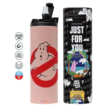 The Ghostbusters, Tumbler stainless steel PINK 600ml