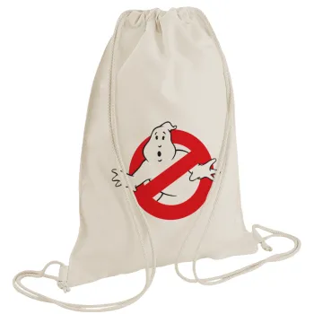 The Ghostbusters, Τσάντα πλάτης πουγκί GYMBAG natural (28x40cm)