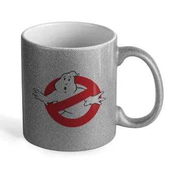 The Ghostbusters, Κούπα Ασημένια Glitter που γυαλίζει, κεραμική, 330ml