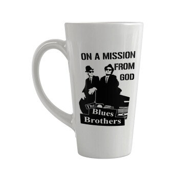 Blues brothers on a mission from God, Κούπα κωνική Latte Μεγάλη, κεραμική, 450ml