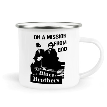 Blues brothers on a mission from God, Κούπα Μεταλλική εμαγιέ λευκη 360ml