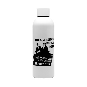 Blues brothers on a mission from God, Μεταλλικό παγούρι νερού, 304 Stainless Steel 800ml