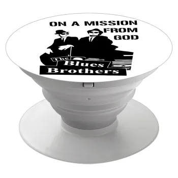 Blues brothers on a mission from God, Phone Holders Stand  Λευκό Βάση Στήριξης Κινητού στο Χέρι