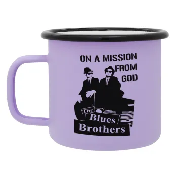 Blues brothers on a mission from God, Κούπα Μεταλλική εμαγιέ ΜΑΤ Light Pastel Purple 360ml