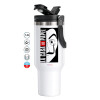 Mega Stainless steel Tumbler with lid, double wall 1,2L