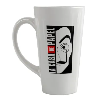La casa de papel vertical, Κούπα κωνική Latte Μεγάλη, κεραμική, 450ml