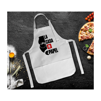 La casa de papel, Ποδιά Σεφ Ολόσωμη Παιδική (με ρυθμιστικά και 2 τσέπες)