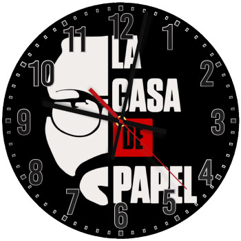 La casa de papel, Ρολόι τοίχου ξύλινο (30cm)