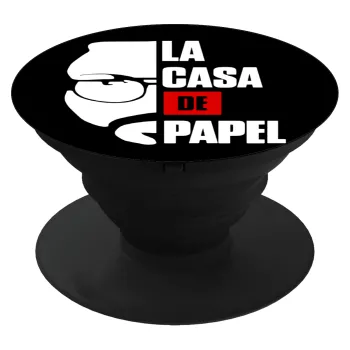 La casa de papel, Phone Holders Stand  Black Hand-held Mobile Phone Holder