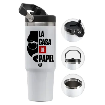La casa de papel, Θερμός Ανοξείδωτο 30oz με χερούλι
