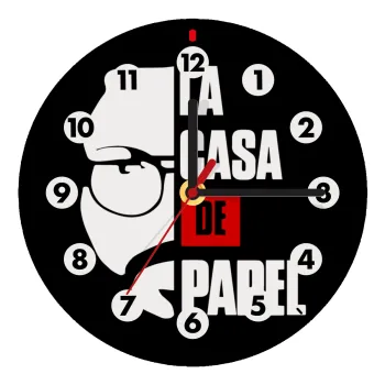 La casa de papel, Ρολόι τοίχου ξύλινο (20cm)