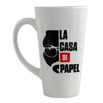 La casa de papel, Κούπα κωνική Latte Μεγάλη, κεραμική, 450ml