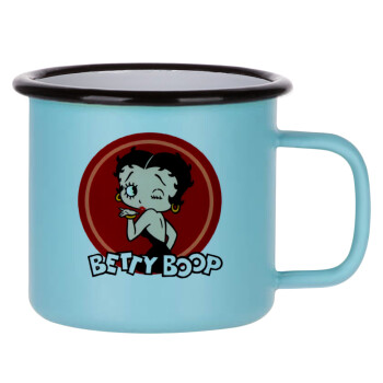 Betty Boop kiss, Κούπα Μεταλλική εμαγιέ ΜΑΤ σιέλ 360ml