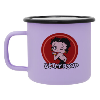 Betty Boop kiss, Κούπα Μεταλλική εμαγιέ ΜΑΤ Light Pastel Purple 360ml